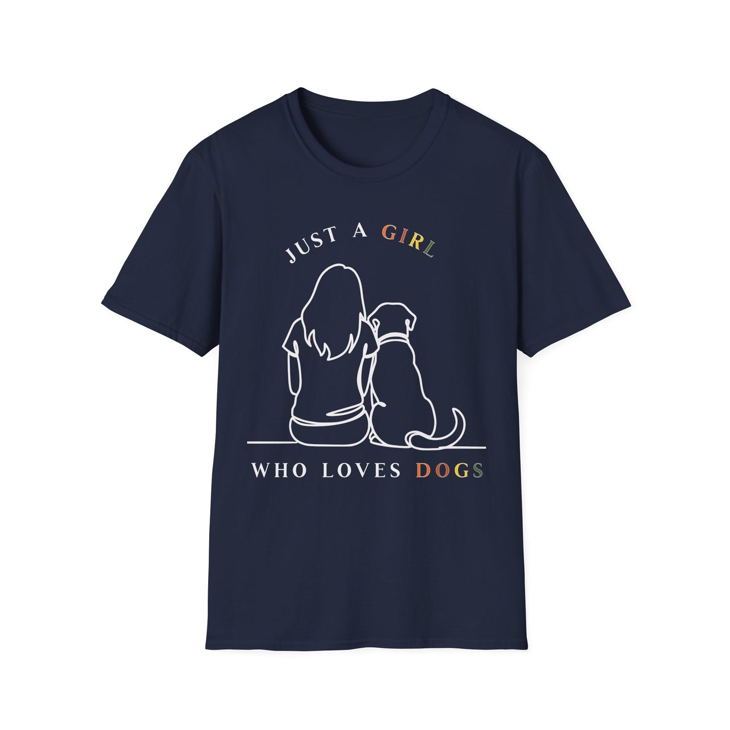 Just A Girl Who Loves Dogs T-Shirt