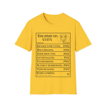 Dachshund Stats T-Shirt