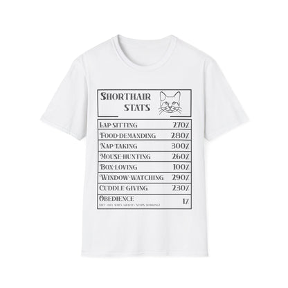 Domestic Shorthair Stats T-Shirt
