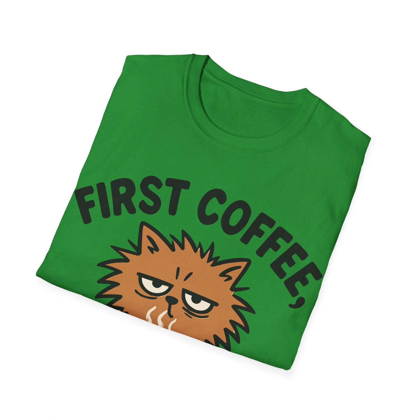 First Coffee, Then Meow T-Shirt