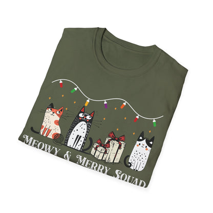 Meowy & Merry Squad T-Shirt