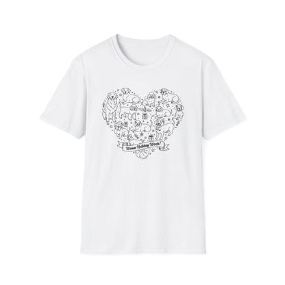 Heart Made Of Dogs T-Shirt
