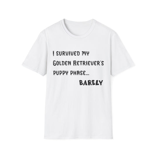 I Survived My Golden Retriever Puppy Phase T-Shirt