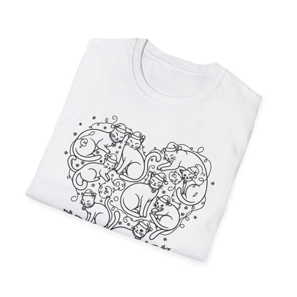 Heart Made Of Cats T-Shirt
