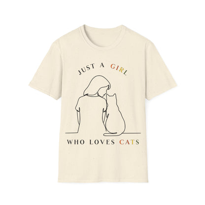Just A Girl Who Loves Cats T-Shirt
