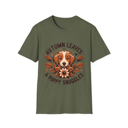 Autumn Leaves & Puppy Snuggles T-Shirt