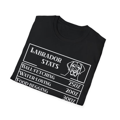 Labrador Stats T-Shirt