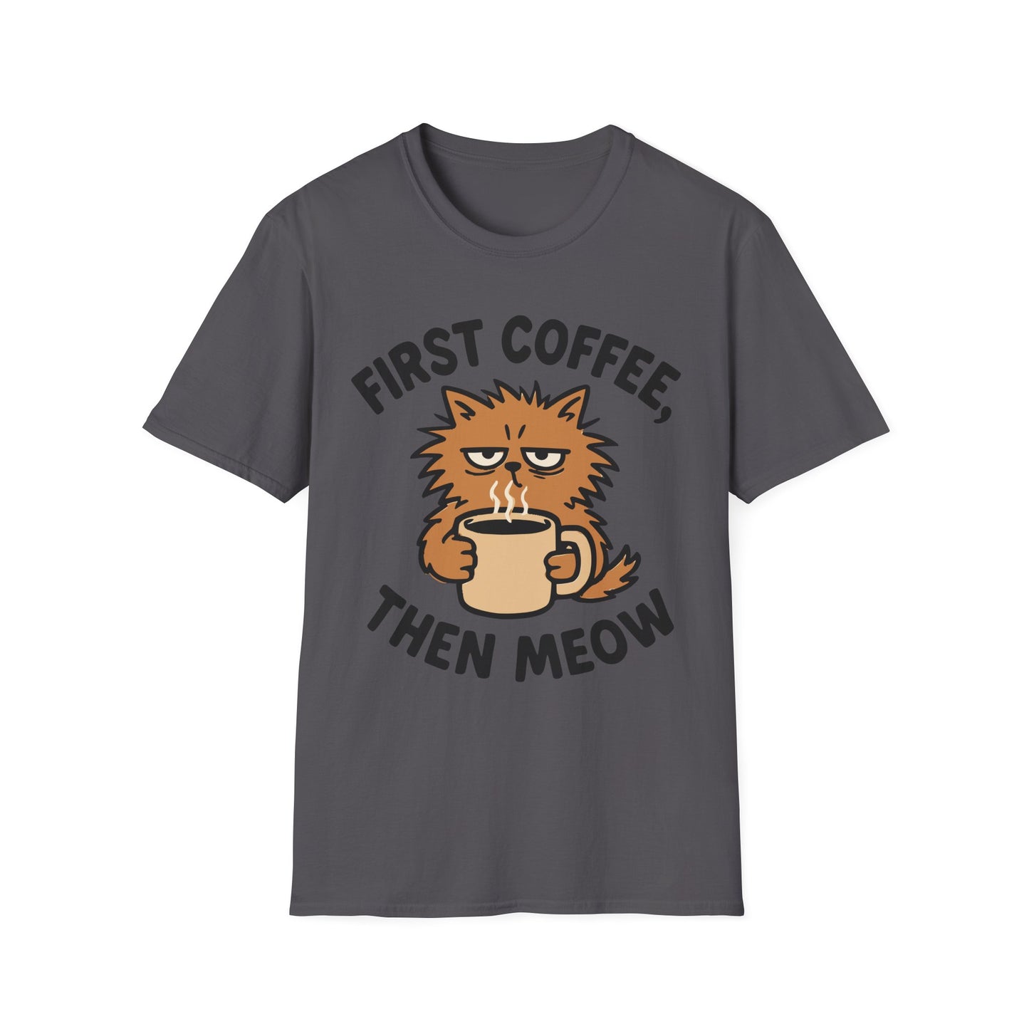 First Coffee, Then Meow T-Shirt