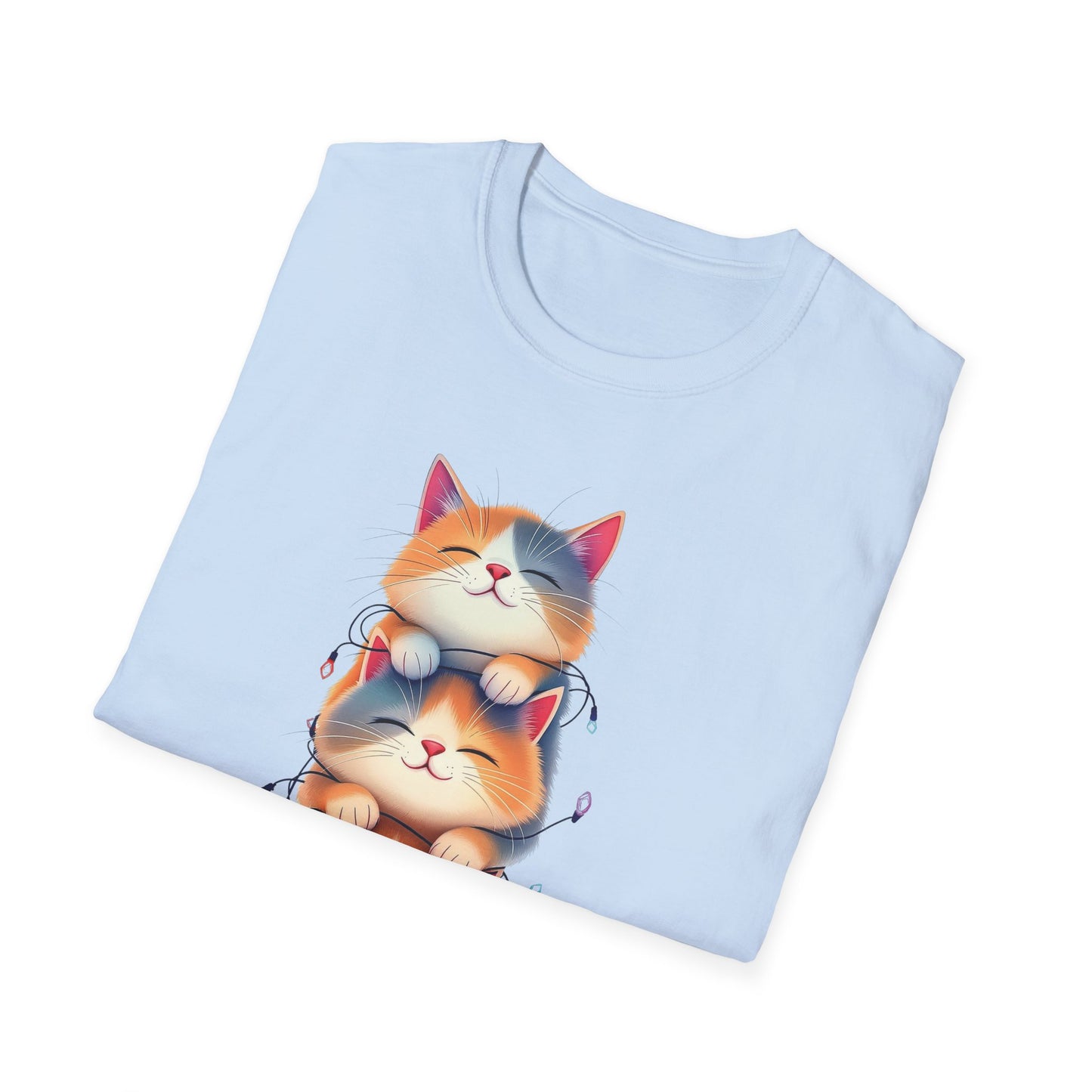 Playful Cats Stacked Vertically T-Shirt