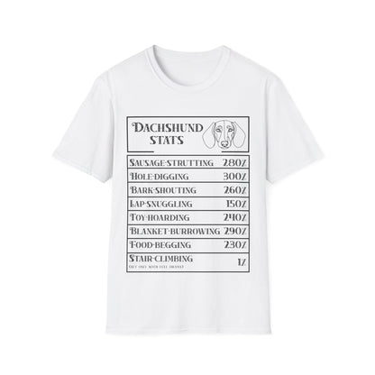 Dachshund Stats T-Shirt