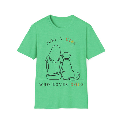 Just A Girl Who Loves Dogs T-Shirt
