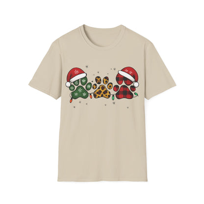 3 Xmas Paws T-Shirt