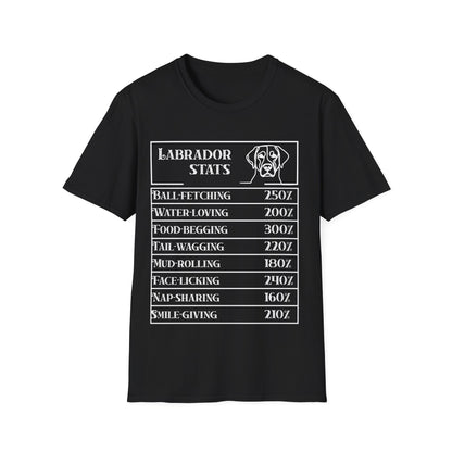Labrador Stats T-Shirt
