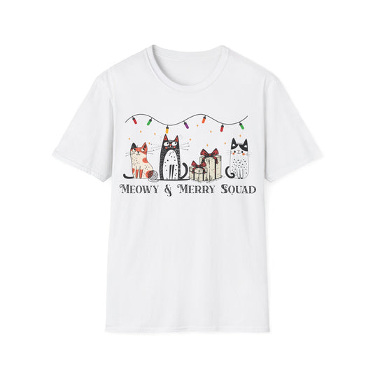 Meowy & Merry Squad T-Shirt