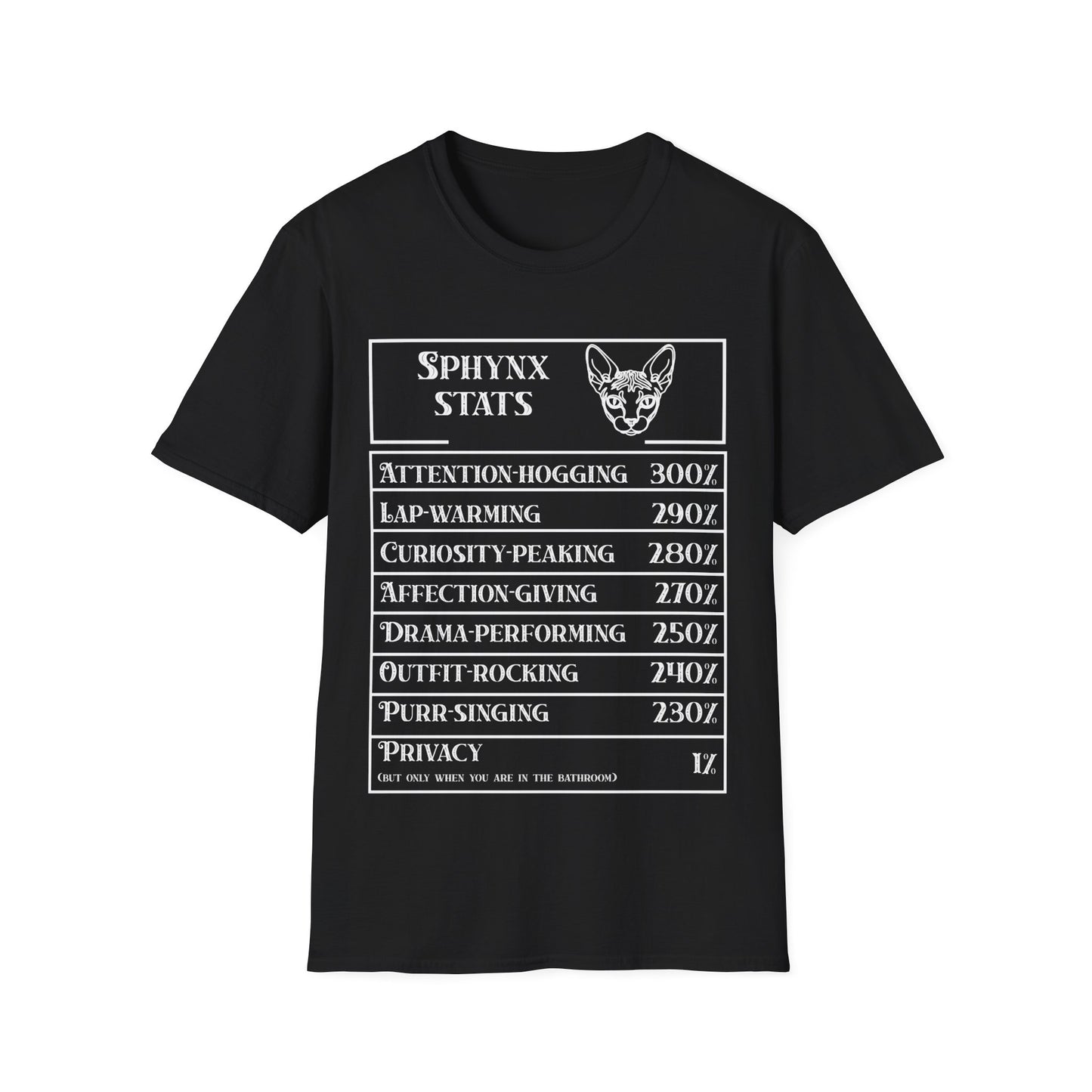 Sphynx Stats T-Shirt