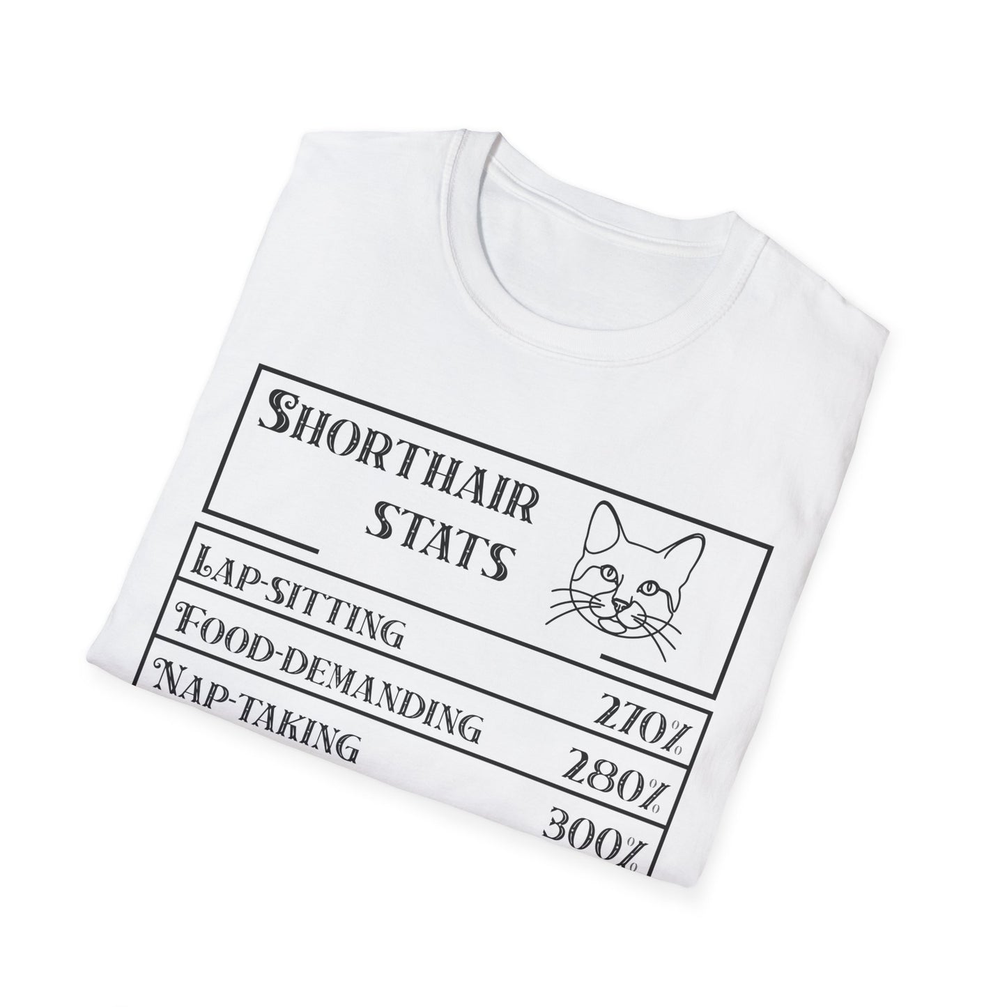 Domestic Shorthair Stats T-Shirt