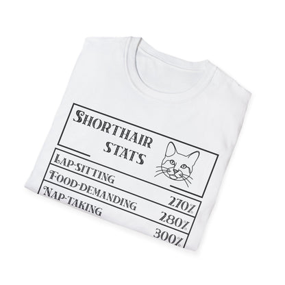 Domestic Shorthair Stats T-Shirt