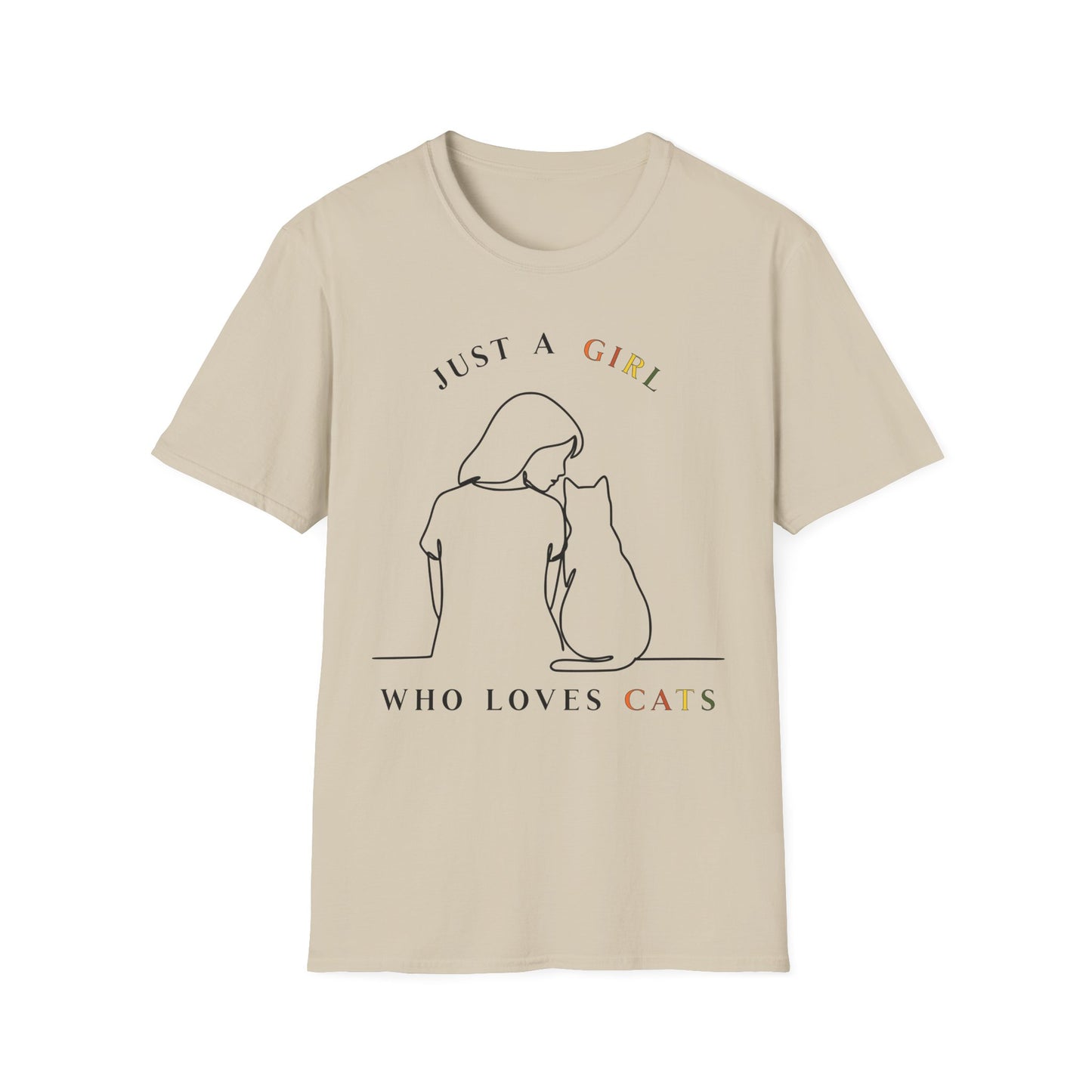 Just A Girl Who Loves Cats T-Shirt
