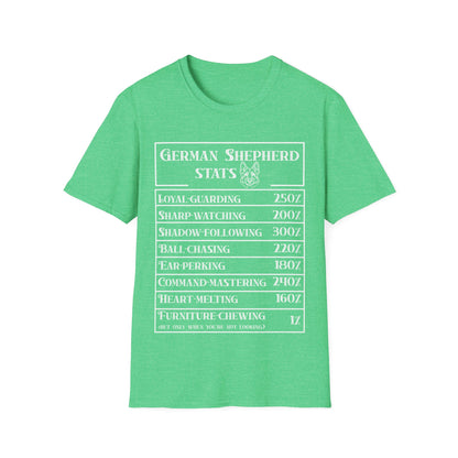 German Sherpherd Stats T-Shirt