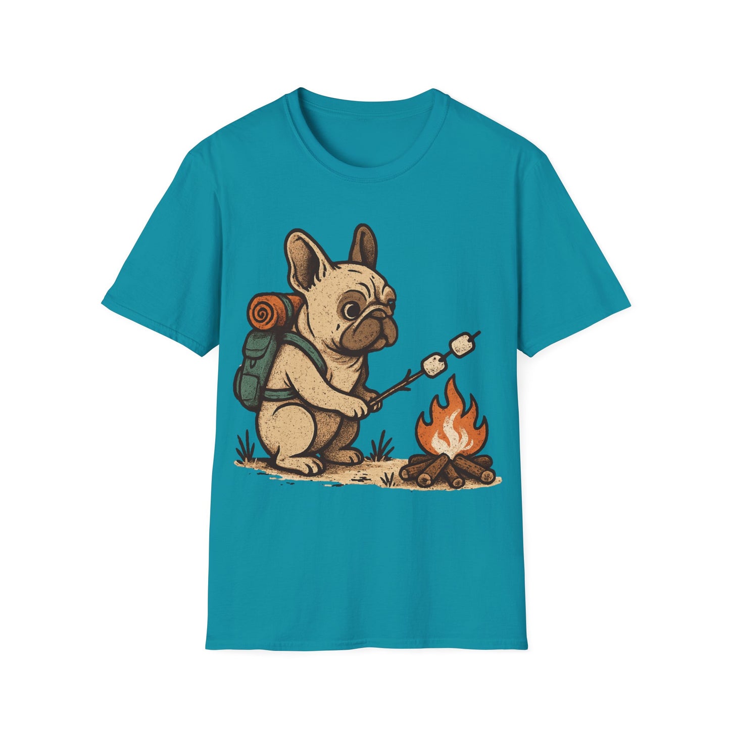 French Bulldog-Hiking T-Shirt