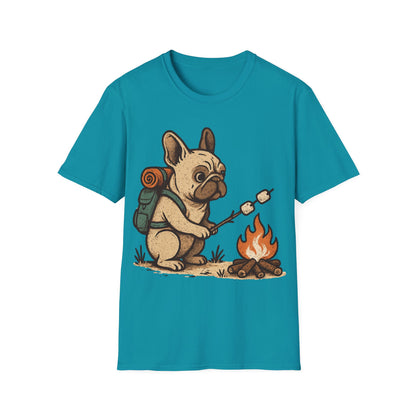 French Bulldog-Hiking T-Shirt