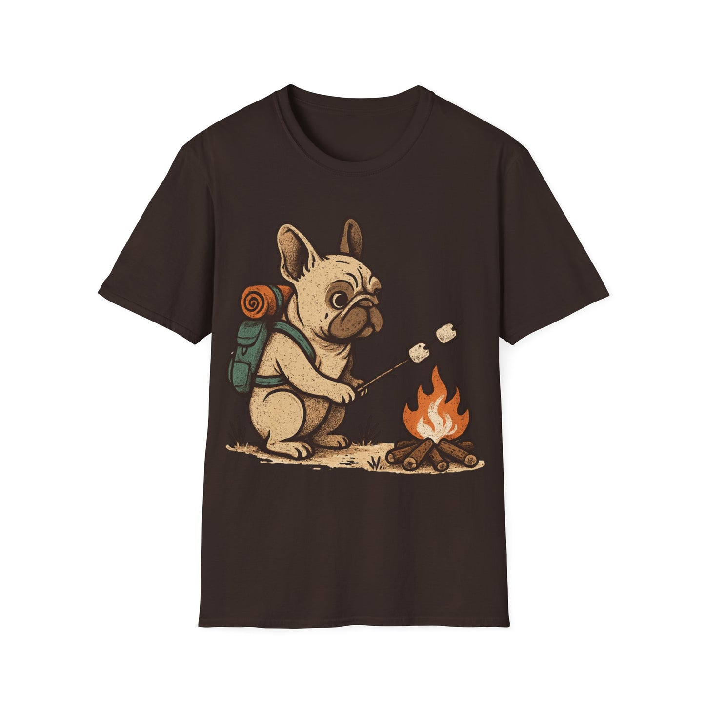 French Bulldog-Hiking T-Shirt