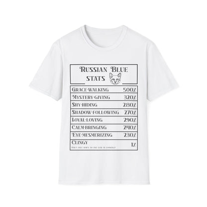 Russian Blue Stats T-Shirt