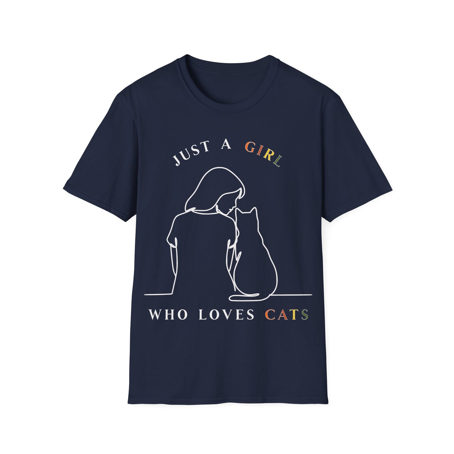 Just A Girl Who Loves Cats T-Shirt