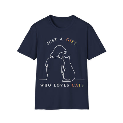 Just A Girl Who Loves Cats T-Shirt