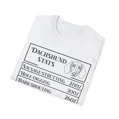 Dachshund Stats T-Shirt